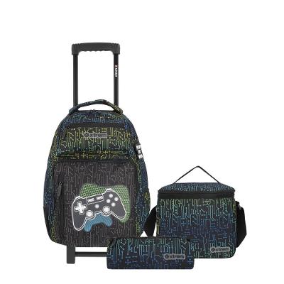 Kit Mochila + lancheira + estojo | Run Pack 5XT | Preto Gamer