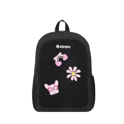 Mochila Logan 5XT Preta e Rosa