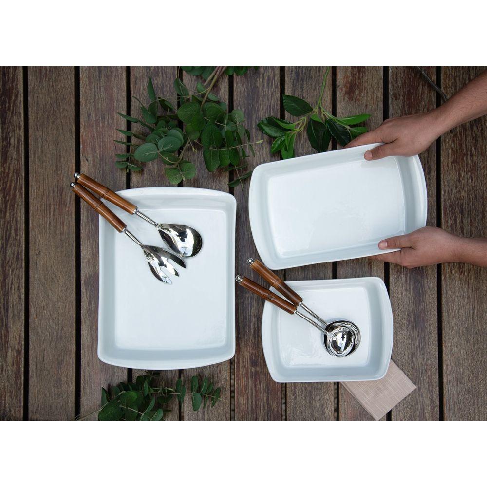 2 Talheres para Salada em Bambu e Inox Wolff - 4