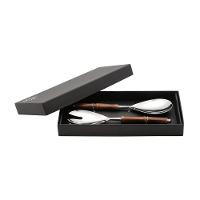 2 Talheres para Salada em Bambu e Inox Wolff - 3