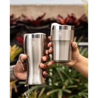 Copo Térmico Happy Hour Pilsner em Aço Inox 444ml Stanley Prata - 9