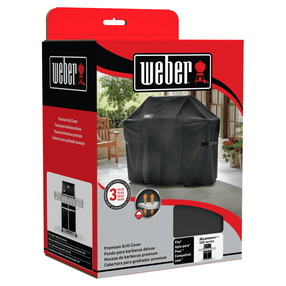 Capa para Churrasqueira Summit S-460 Weber Preta - 3