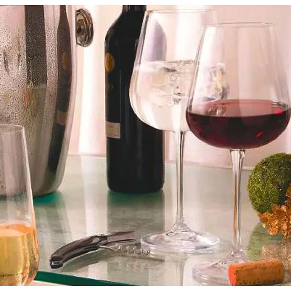 6 Taças para Água/Vinho Cristal Ardea 670ml Bohemia - 5