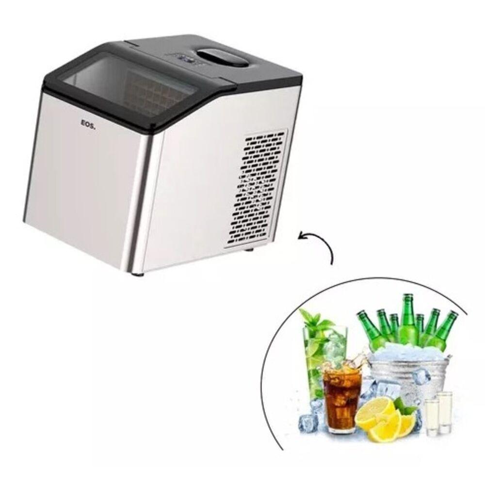 Máquina de Gelo Ice Compact 35kg 127V EOS Prata - 3