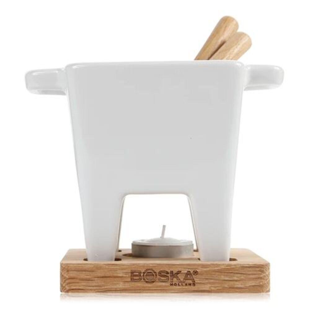 Fondue em Cerâmica 5 Peças Bianco 300ml Boska Branco - 1