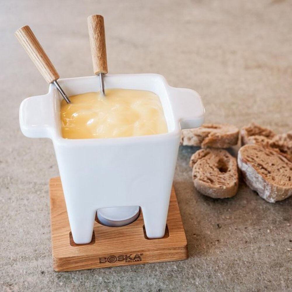 Fondue em Cerâmica 5 Peças Bianco 300ml Boska Branco - 4