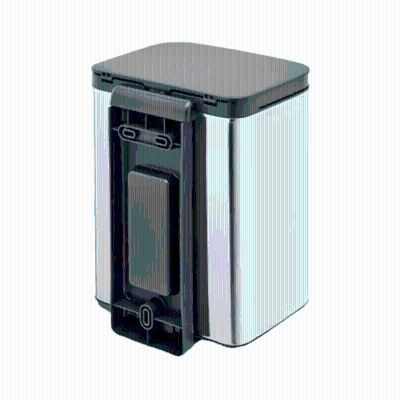 Lixeira BO Touch Bin em Inox 4 Litros Brabantia Prata