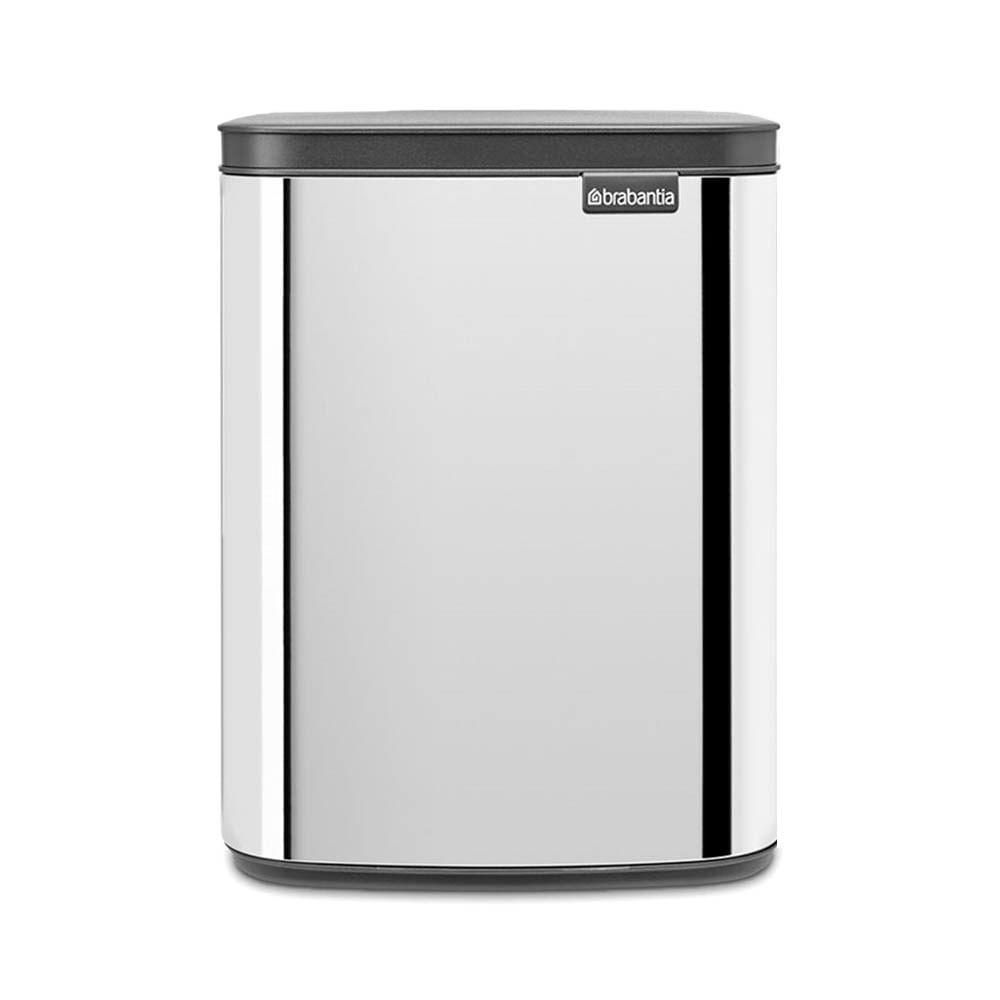 Lixeira BO Bin em Inox 12 Litros Brabantia Prata - 1