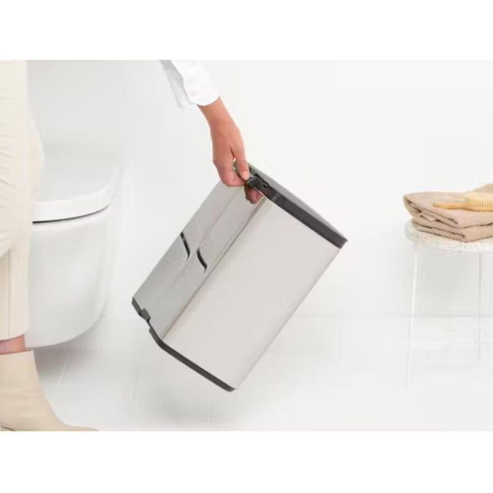 Lixeira BO Bin em Inox 12 Litros Brabantia Prata - 3