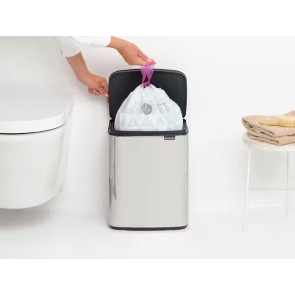 Lixeira BO Bin em Inox 12 Litros Brabantia Prata - 4