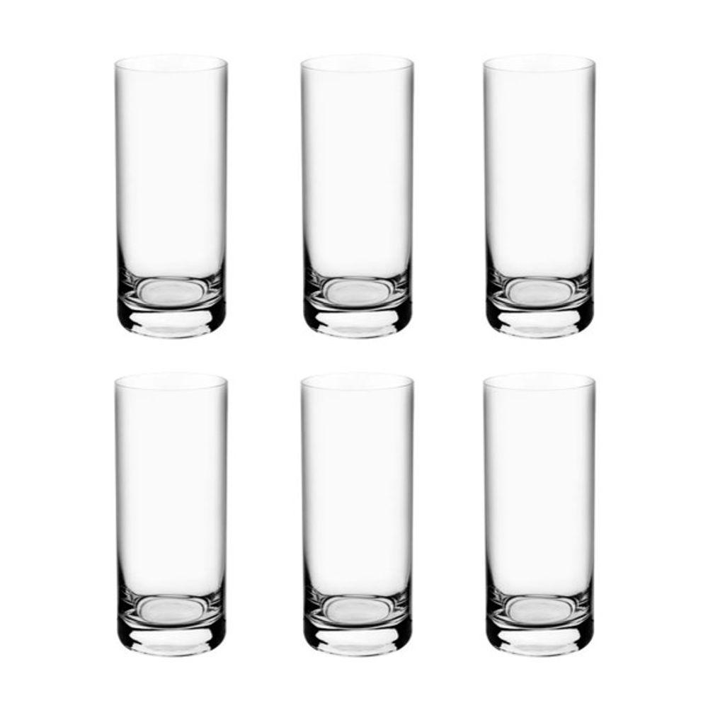 6 Copos Altos em Cristal Ecológico Larus 350ml Bohemia - 1