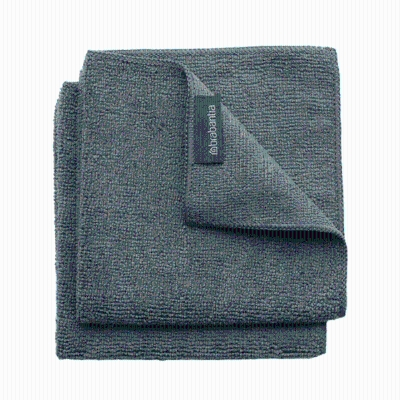 2 Panos de Limpeza Microfibra 30x30cm Brabantia Cinza Escuro