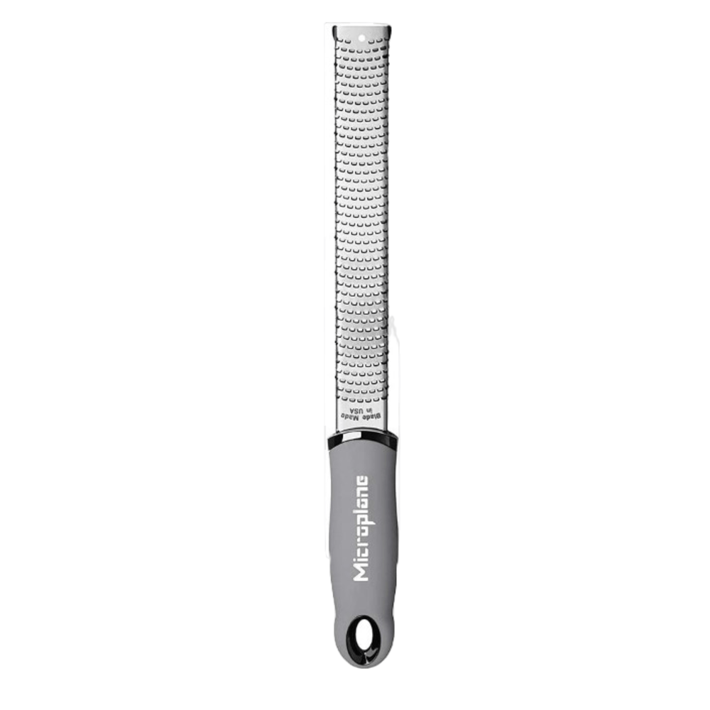 Ralador em Aço Inox Classic Zester Microplane Cinza - 1