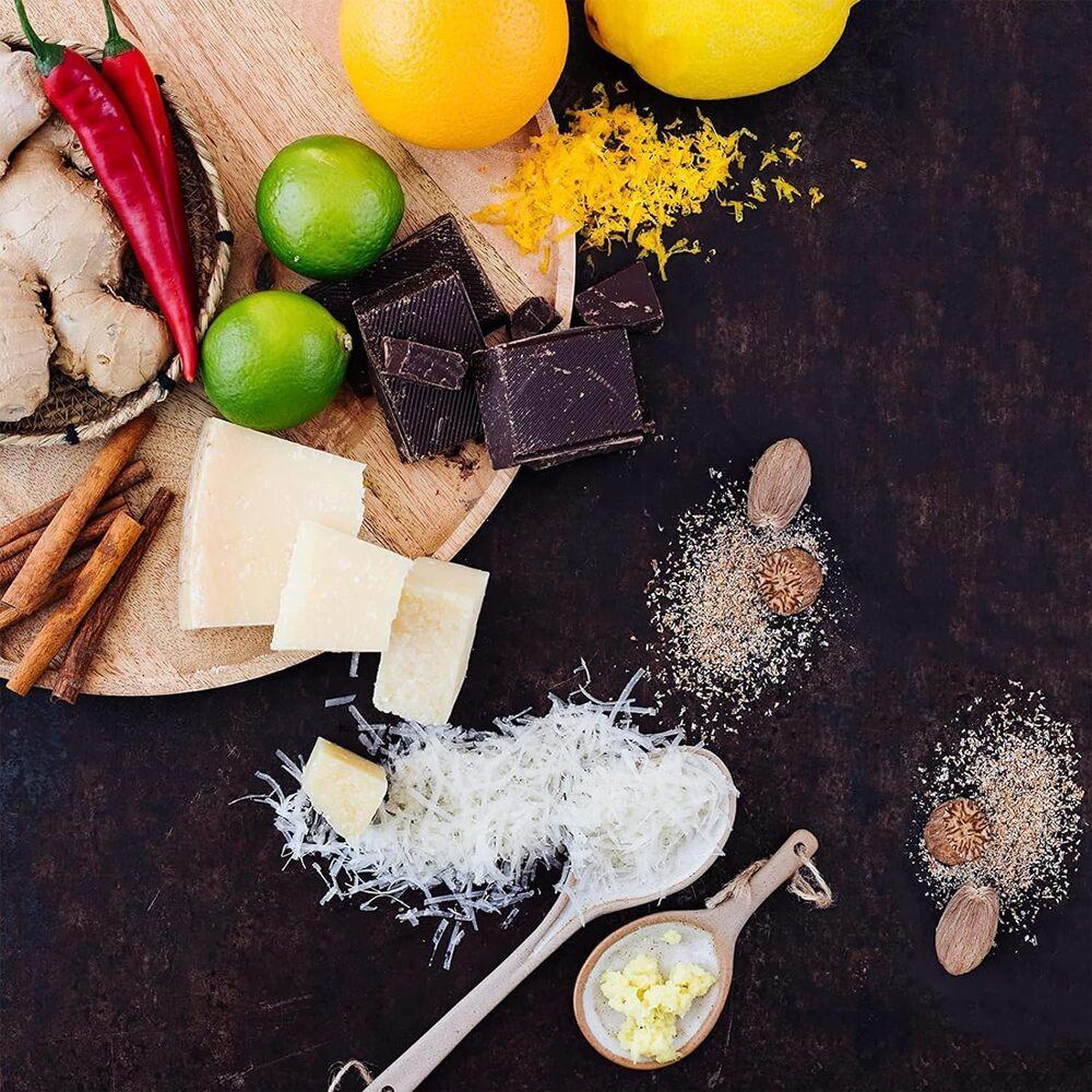 Ralador em Aço Inox Classic Zester Microplane Cinza - 8