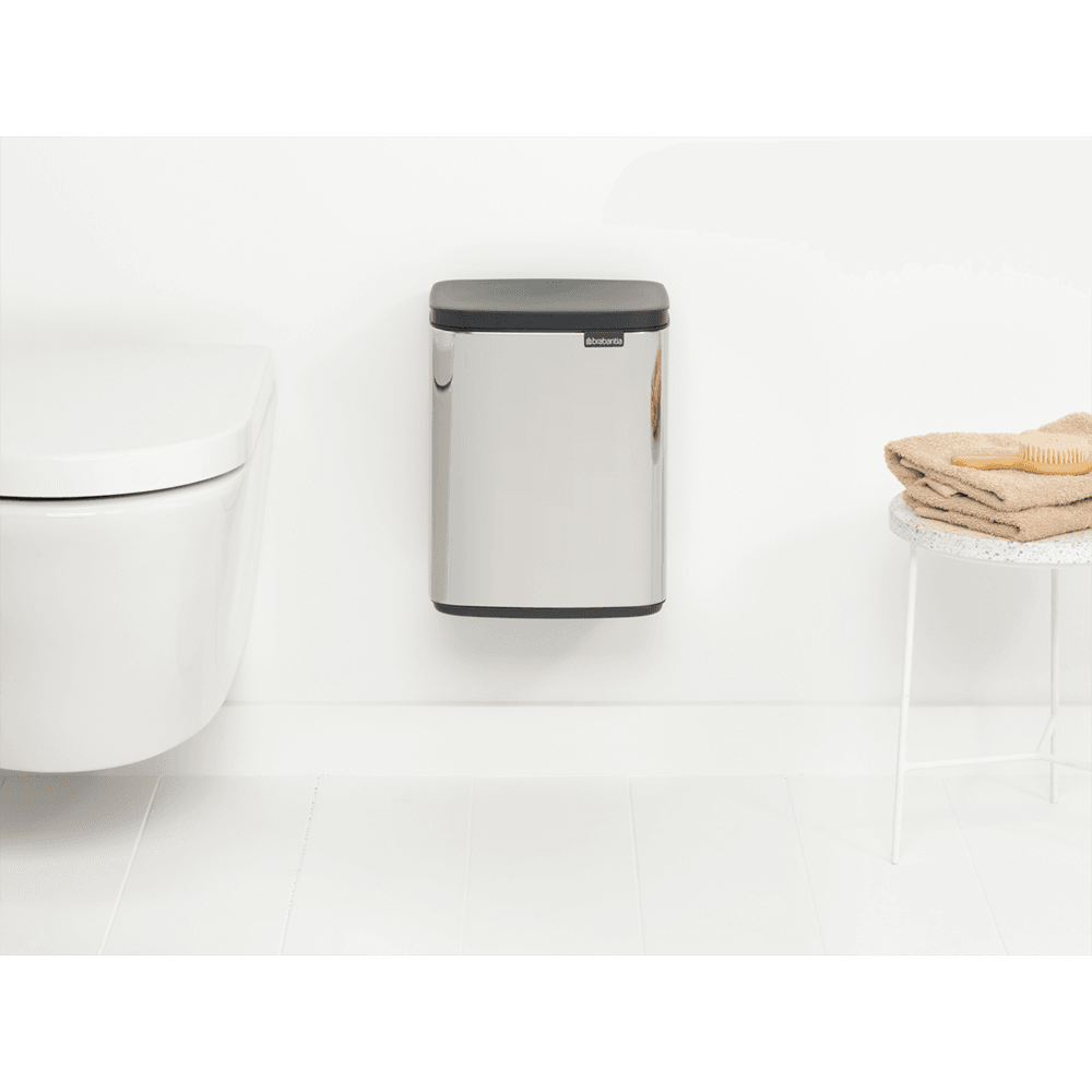 Lixeira BO Bin em Inox 7 Litros Brabantia Prata - 1