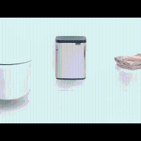 Lixeira BO Bin em Inox 7 Litros Brabantia Prata - 1