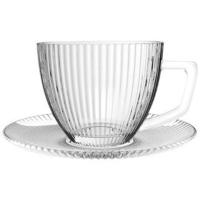 6 Xícaras de Chá em Vidro 230ml Graffiato - 2