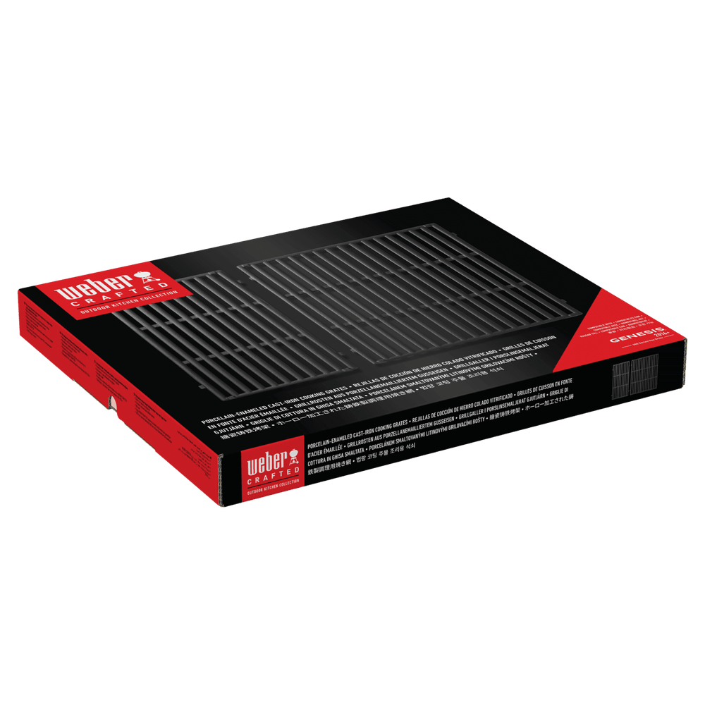 2 Grelhas em Ferro Fundido Churrasqueiras Genesis 300 Weber - 5