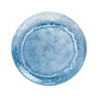 Prato Raso em Melamina 26cm Hub Me Azul - 1