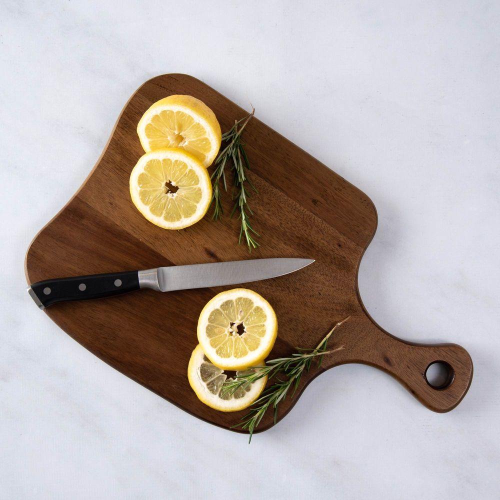 Faca para Pão e Vegetais Aço Inox 15,5cm Kenya Preta - 3