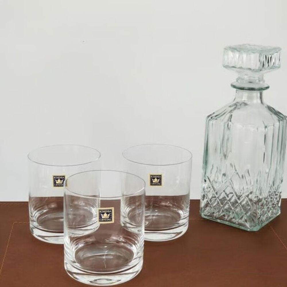 6 Copos para Whisky em Cristal Ecológico Larus 410ml Bohemia - 6