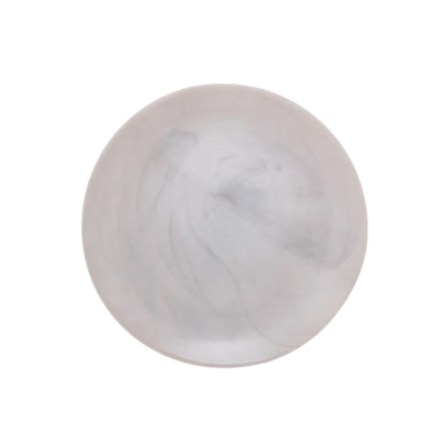 Prato de Sobremesa em Vidro Diwali Marble 19cm Luminarc Cinza Claro