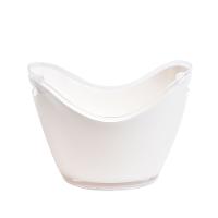 Champanheira Oval em Acrílico 7,5 Litros Kenya Branca - 1