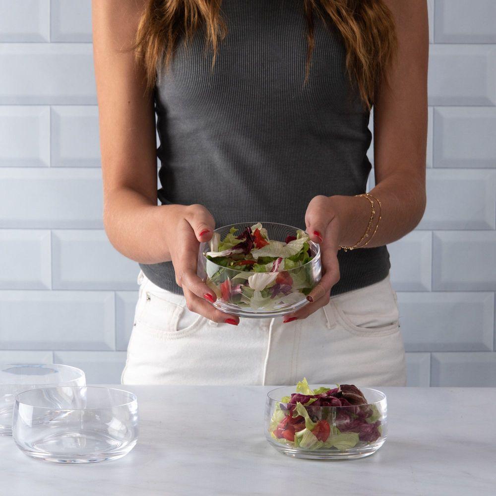 4 Saladeiras/Bowls em Acrílico 13,8cm Kenya - 3