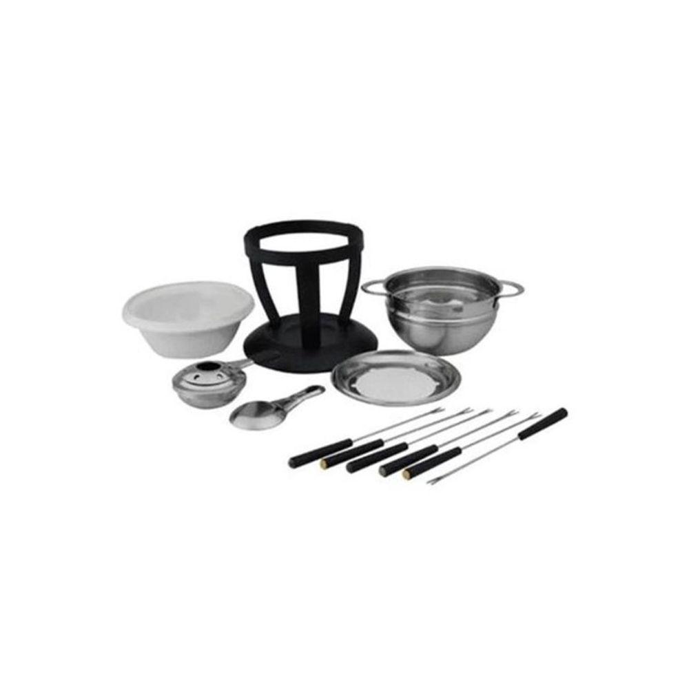 Fondue Inox e Cerâmica 11 Peças 1,5 Litros 2 em 1 - 2
