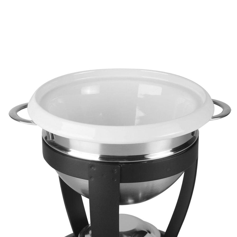 Fondue Inox e Cerâmica 11 Peças 1,5 Litros 2 em 1 - 4