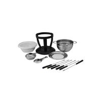 Fondue Inox e Cerâmica 11 Peças 1,5 Litros 2 em 1 - 2