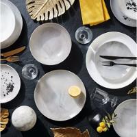 Saladeira em Vidro Diwali Marble 21cm Luminarc Cinza Claro - 3