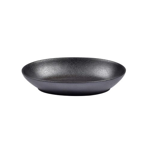 Travessa Oval Caviar em Porcelana 20x14cm Maxwell & Williams Preto