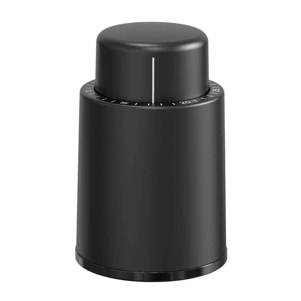 Tampa para Garrafa de Vinho 7cm Kenya Preta - 1