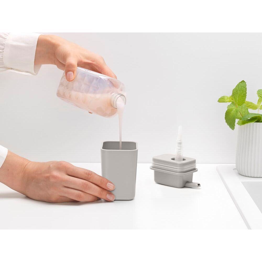 Porta Detergente 200ml Brabantia Cinza Claro - 7