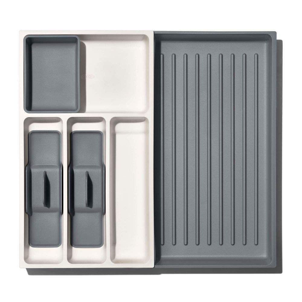Organizador de Utensílios para Gaveta Expansível com 5 Compartimentos 6x45x41cm OXO - 1