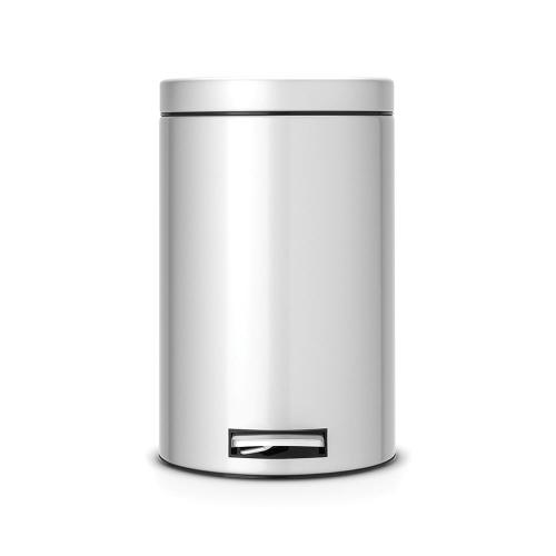 Lixeira em Inox com Pedal 12 Litros Classic Brabantia Cinza