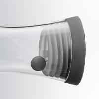 Jarra em Vidro 1 Litro Basic WMF Tampa Preta