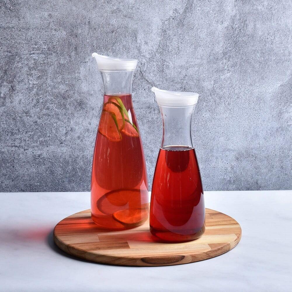 Garrafa em Acrílico com Tampa 1 Litro Joy Kenya Branca - 3