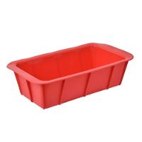 Forma de Pão em Silicone 13x25cm Kenya Vermelha - 1