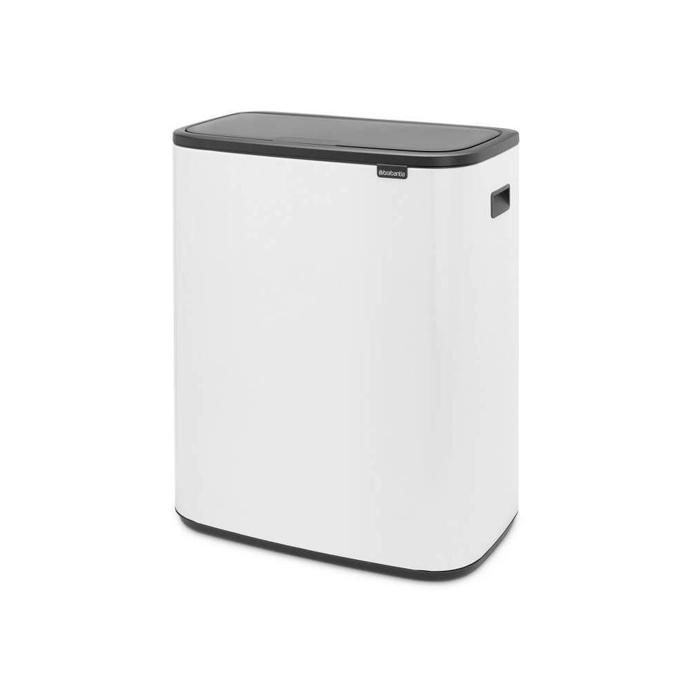 Lixeira Bo Touch Bin em Aço 60 Litros Brabantia Branca - 1