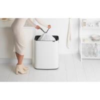 Lixeira Bo Touch Bin em Aço 60 Litros Brabantia Branca - 10