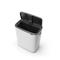 Lixeira Bo Touch Bin em Aço 60 Litros Brabantia Branca - 2