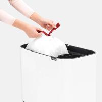 Lixeira Bo Touch Bin em Aço 60 Litros Brabantia Branca - 5