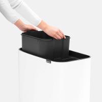 Lixeira Bo Touch Bin em Aço 60 Litros Brabantia Branca - 6