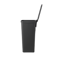 Lixeira Pedal Step Up em Plástico 40 Litros Brabantia Preta - 1