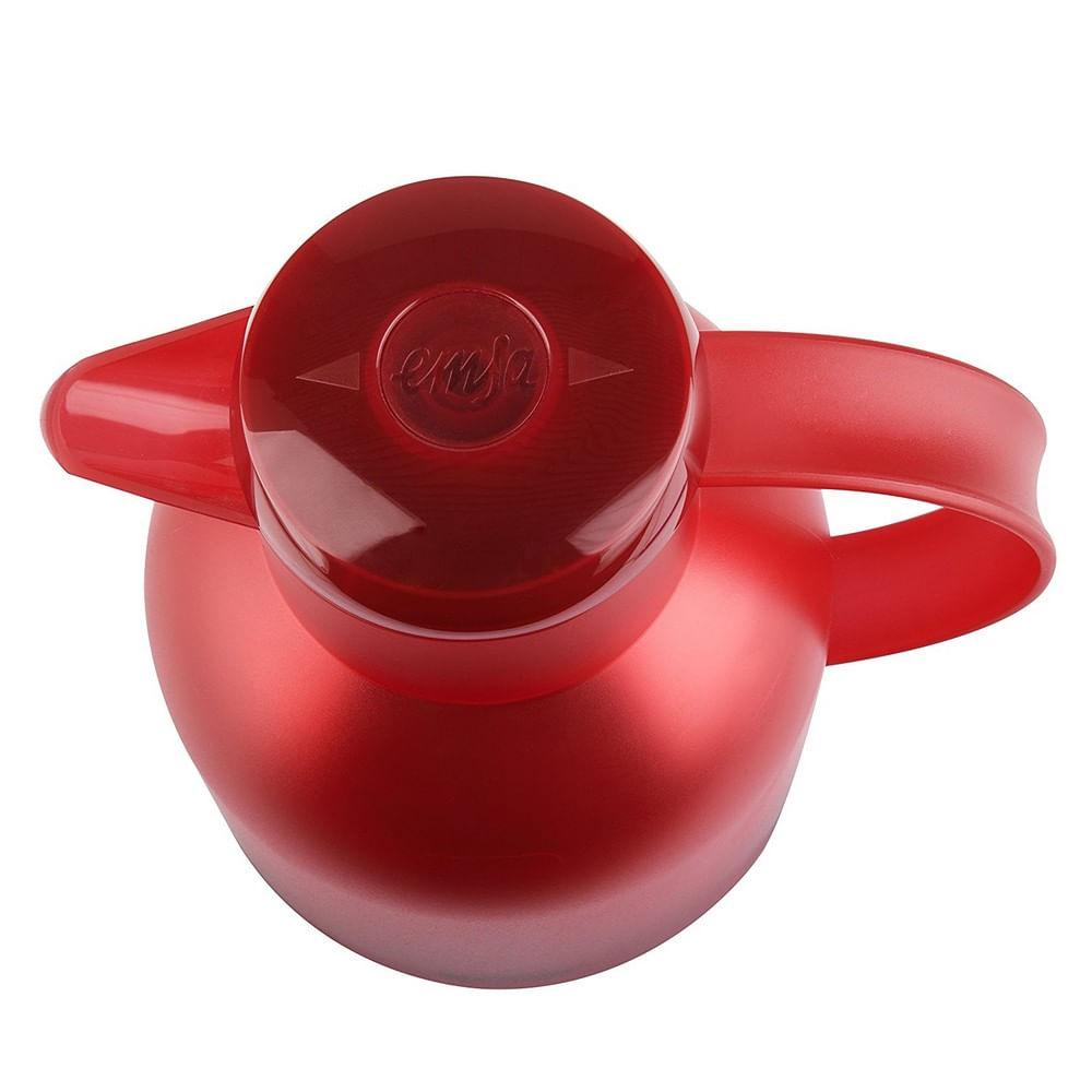Garrafa Térmica de 1 Litro Quick Press Samba Emsa Vermelha - 2