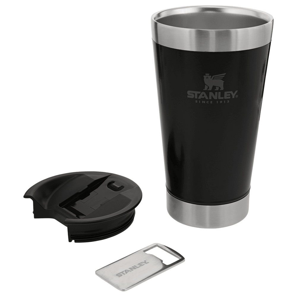Copo Térmico para Cerveja com Tampa Inox 473ml Stanley Preto - 3