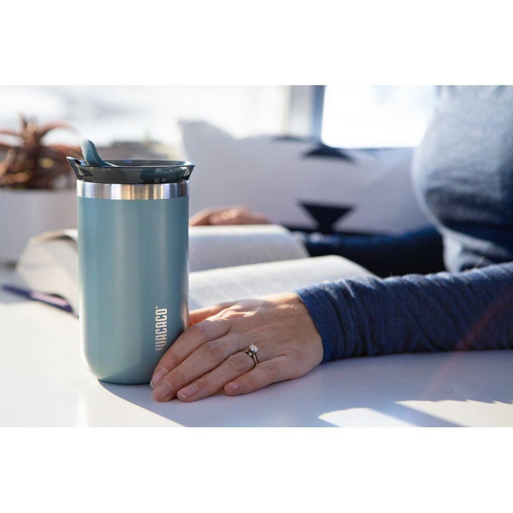 Copo Térmico Octaroma Lungo em Aço Inox 300ml Wacaco Azul - 6