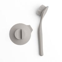 Escova para Pia com Suporte de Plástico Brabantia Cinza Claro - 2